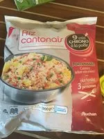 Mängden socker i Riz cantonaisOmelette, porc, petit pois et carottes