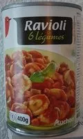 Mängden socker i Ravioli 6 légumes