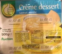 Mängden socker i Crème dessert saveur vanille