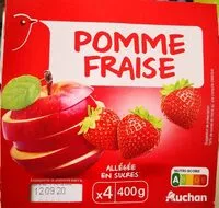 Mängden socker i Spécialité de pommes fraises allégée en sucres