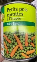 Mängden socker i Petits pois très fins et carottes à l'étuvée