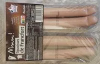 Mängden socker i Saucisses de Francfort