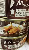 Mängden socker i Confit de canard du Sud-Ouest 2 cuisses