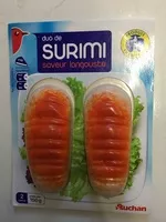 Mängden socker i Duo Surimi saveur langouste