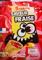 Mängden socker i 8 crêpes saveur fraise