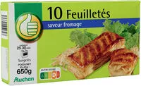 Mängden socker i 10 feuilletés saveur fromage