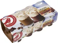 Mängden socker i AUCHAN COEURLiégeois Chocolat et Liégeois au café