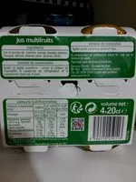 Mängden socker i MULTIFRUITS - Pur jus