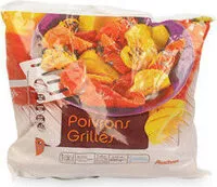 Mängden socker i Poivrons jaunes et rouges