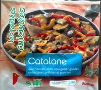 Mängden socker i Poêlée Catalane Haricots plats + courgettes + aubergines préfrites + poivrons + oignons