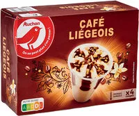 Mängden socker i Auchan cafe liegeois x4 276g