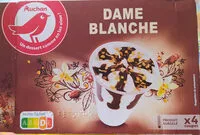 Mängden socker i 4 coupes dame blanche