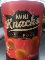 Mängden socker i Mini Knacks pur porc