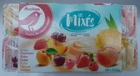 Mängden socker i Les mixes saveurs:framboise / fraise / cerise / mangue / pêche / abricot