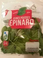 Mängden socker i Jeunes pousses épinard