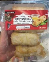 Mängden socker i RECETTE D'ASIEnems crevettes, merlu, sauce nuoc mamPICTO : 4 nems + 2 sachets de sauce