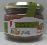 Mängden socker i Terrine de canard au poivre vert