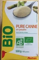 Mängden socker i Pure canne en poudre biologique
