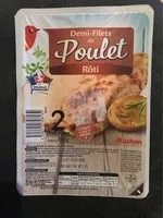 Mängden socker i 1/2 filet de poulet Rôti