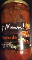 Mängden socker i Piperade - au piment d'Espelette
