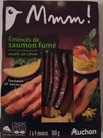 Mängden socker i Emincés de saumon fumé aneth et zestes de citron