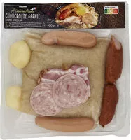 Mängden socker i Choucroute garnie d'Alsace cuisinée au Riesling