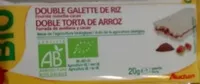 Mängden socker i Double galette de riz fourrée noisette-cacao issue de l'agriculture biologique