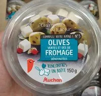 Mängden socker i Olives vertes dénoyautées & dés de fromage