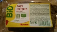 Mängden socker i Pain d epices au miel bio