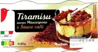Mängden socker i Tiramisu Mascarpone & Sauce café