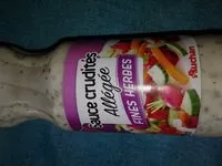 Mängden socker i Sauce crudités saveur fines herbes allégée en matières grasses