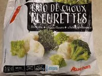 Mängden socker i Trio de fleurettes choux brocolis+ choux-fleurs+ choux romanesco