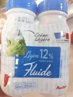 Mängden socker i Crème Légère Légère 12% matière grasse Fluide