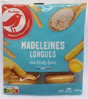 Mängden socker i Madeleines longues