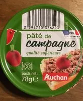 Mängden socker i Pâté de campagne qualité supérieure