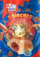 Mängden socker i Brioches cœur saveur fraise