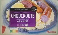 Mängden socker i Choucroute garnie d'Alsace cuisinée à la bière