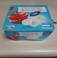 Mängden socker i Pomme banane sans sucres ajoutés** contient des sucres naturellement présents.