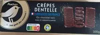 Mängden socker i Crêpes dentelle au chocolat noir, fines et croustillantes