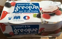 Mängden socker i Yaourt à la grecque sur lit de fruitsFramboise - Mûre