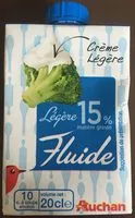 Mängden socker i Crème légère fluide15% mat. gr.