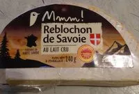 Mängden socker i Reblochon de Savoieau lait cru
