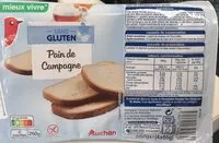 Mängden socker i Pain de campagne sans gluten