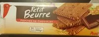 Mängden socker i Petit Beurre Pépites de Chocolat