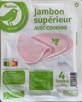 Mängden socker i Jambon supérieur avec couenne