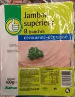 Mängden socker i Jambon supérieur découenné - dégraissé