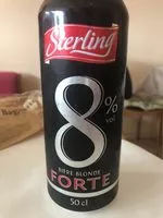Mängden socker i Bière Blonde Forte Sterling 8% vol.alc.