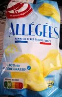 Mängden socker i Chips allégées