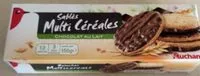 Mängden socker i Sablés nappés multicéréales chocolat au lait