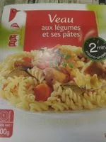 Mängden socker i Veau aux légumes et ses pâtes